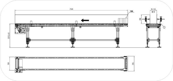 伸縮皮帶輸送機示意圖 伸縮皮帶輸送機示意圖