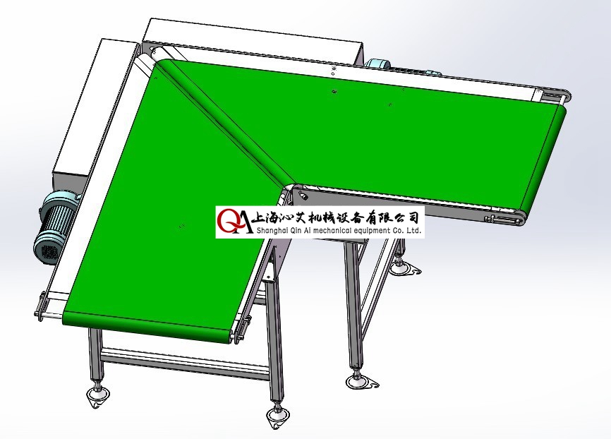 直角轉(zhuǎn)彎皮帶輸送機示意圖 直角轉(zhuǎn)彎皮帶輸送機示意圖